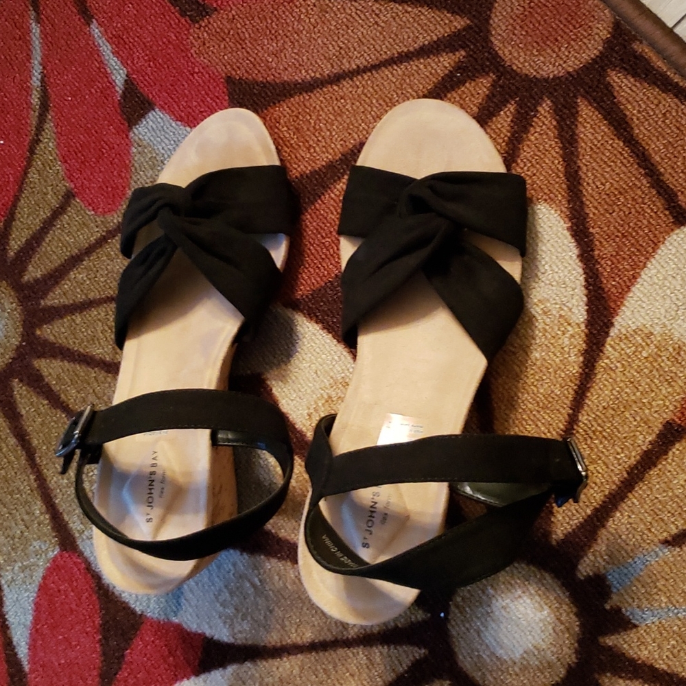 John's Bay Wedge Cork Sandals